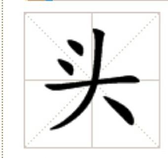 骨头在田字格占格