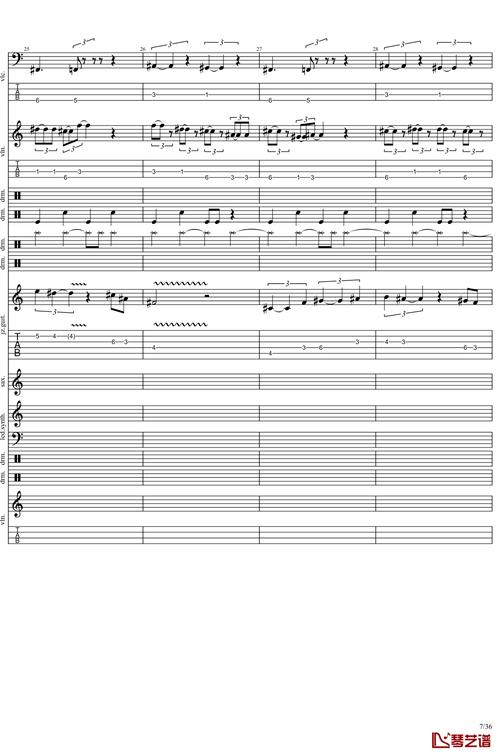 epicsaxguy钢琴谱raycharleshittheroadjack
