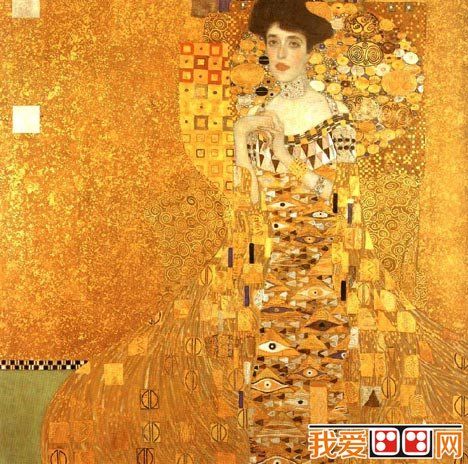 奥地利象征主义和新艺术主义代表人物克里木特的绘画作品