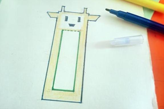 小学生简单又漂亮的手工书签图片大全(4)