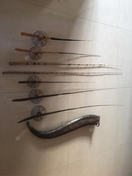 自制牛角鱼竿