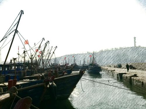 胶东半岛之蓬莱渔港
