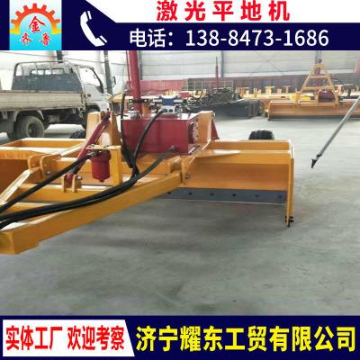 农用大型农田激光平地机拖拉机带动激光整平机土地整改定位平地机