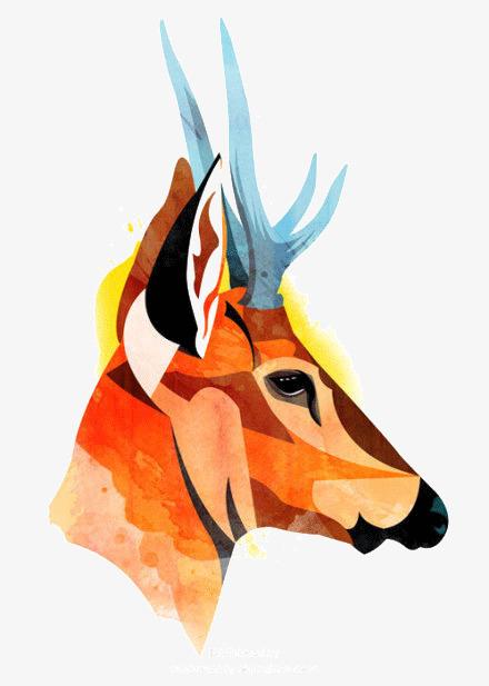 关键词 : 彩绘,艺术,创新,动物,色彩,鹿,创意,平面