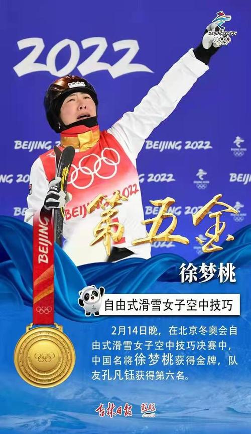 冬奥会中国第五金徐梦桃一跃定乾坤