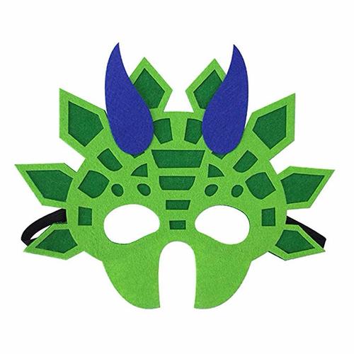 质量林地动物恐龙感觉面具派对喜欢为孩子