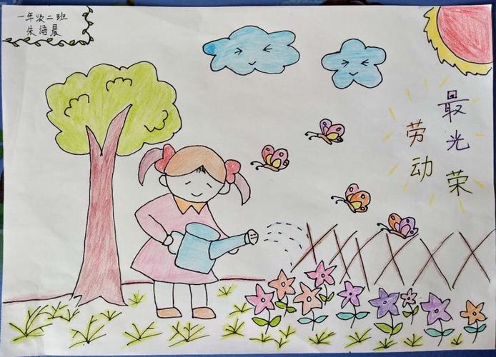 "以梦为犁 ,乐此不疲"-武城县实验小学五一劳动最光荣绘画展