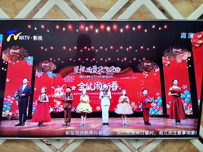2020年宁夏少儿春晚小主持人:音韵学子何佳辰(左起第三位)