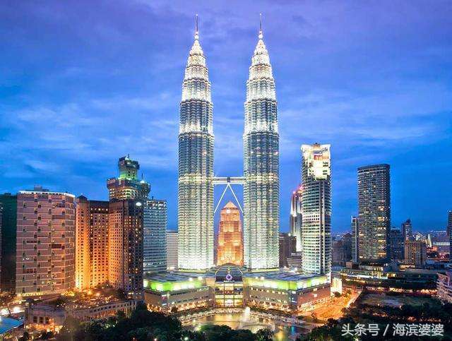 双子星塔#位于马来西亚,主要的旅游景点.