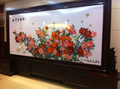 长春滕氏布糊画