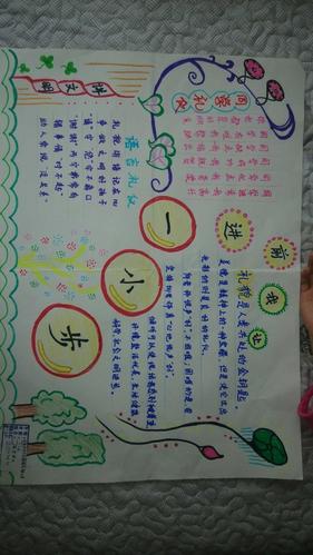 我也来一张,一年级的学生哪会做手抄报呀,简直是给家长留得作业嘛