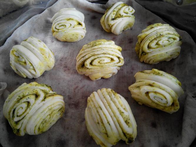 姜黄苦豆子花卷