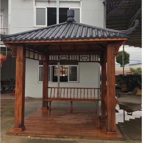 树脂瓦四角凉亭 仿古四角亭子凉亭 四角凉亭价格合理