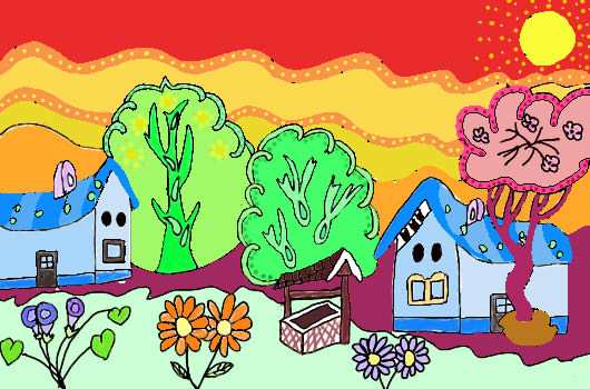 【学生美术作品】锦华小学美术教研组学生电脑创意画作品精彩瞬间