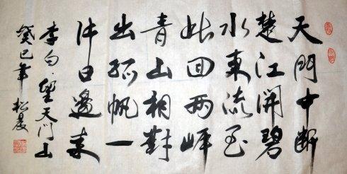 李松晨书法作品--行楷