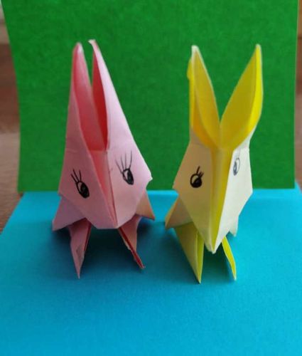 快乐手工课,彩兔我来折——榆林高新小学三年级二班手工折纸大比拼.