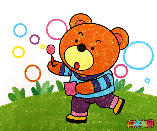 儿童画小动物的图画