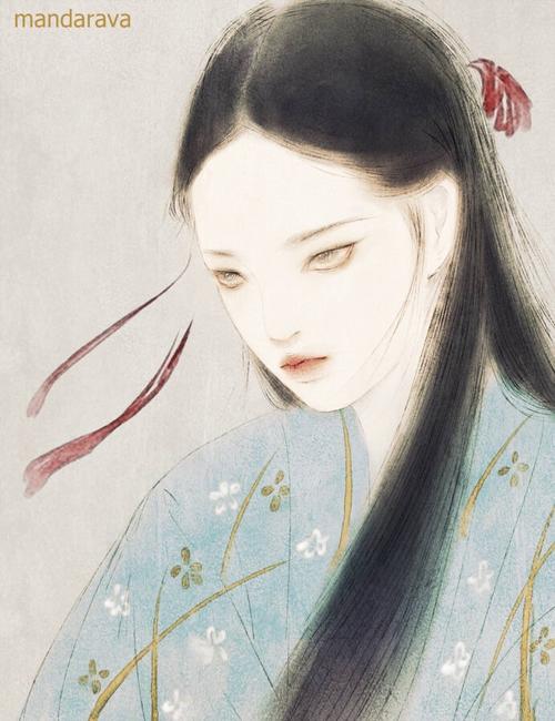mandarava古风插画