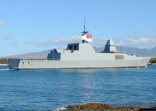 新加坡可畏级隐形护卫舰高清大图
