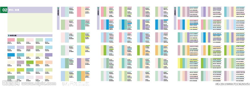色彩搭配矢量图__广告设计_广告设计_矢量图库_昵图网