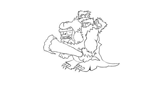 巨人僵尸怎么画