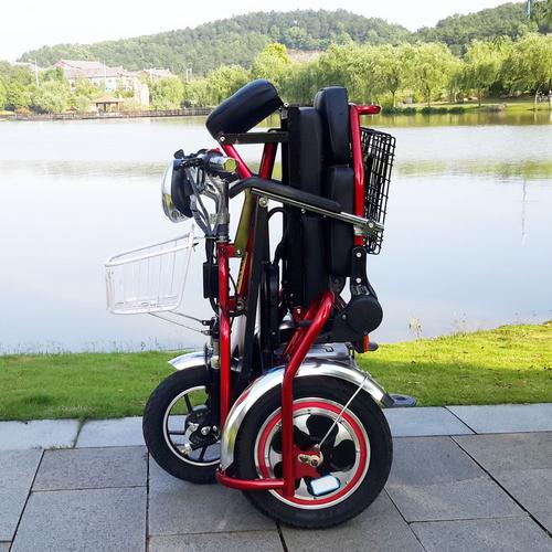 电动折叠电动车三轮车电瓶车代步车弗莱德