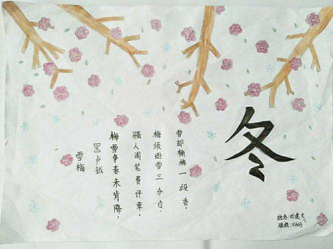 小学高段古诗配画比赛