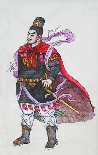武帝刘彻画像西汉石雕:卧虎汉武帝与李夫人陵卫青,霍去病作战示意图
