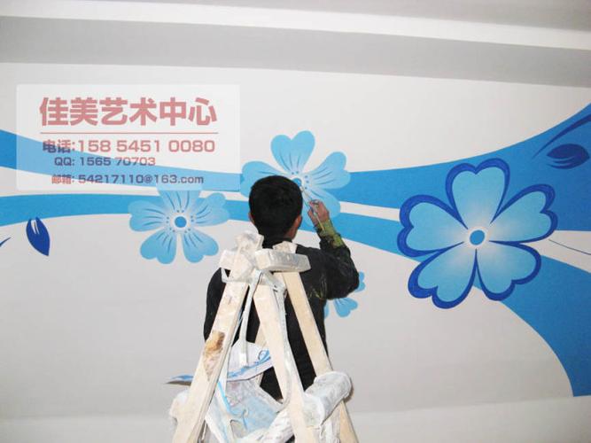 爱在手绘墙画~烟台手绘墙 烟台墙体彩绘 烟台艺术壁纸