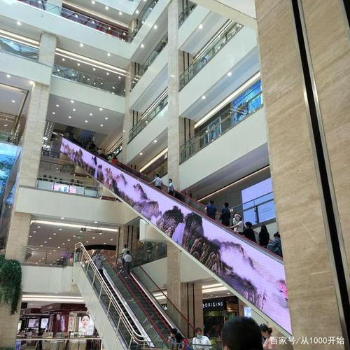 西安赛格国际购物中心内部美景图