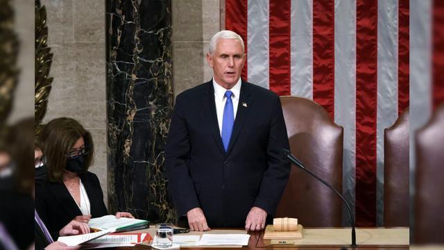 外媒彭斯表态反对援引第25修正案弹劾特朗普