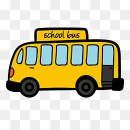 校车宣传简笔画