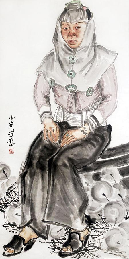 当代水墨人物画的意象审美探析|画家崔荣芳