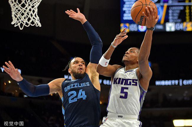 狄龙21 6灰熊痛宰国王 莫兰特因伤缺阵福克斯12中4