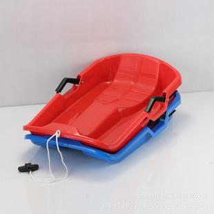 推荐冬季小号单人滑雪板儿童滑雪板单板塑料雪橇车雪橇板