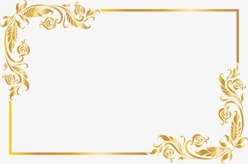 金色尊贵框架