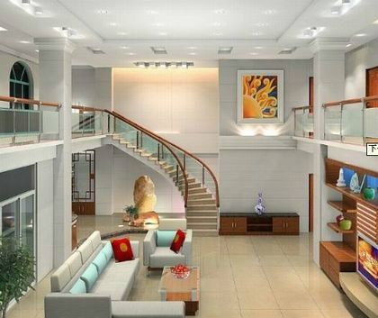 最新最流行的欧式复式楼效果图大全