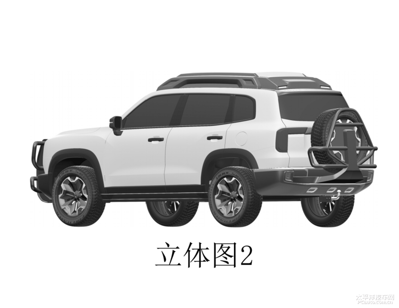 官配备胎绞盘真香哈弗大狗越野版专利图