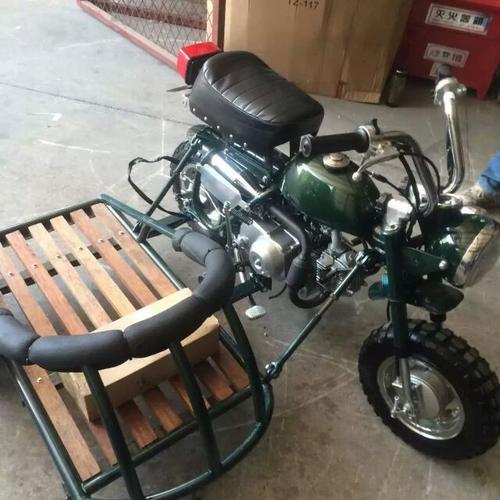 新款上市 样品monkey 边三轮 改装mini迷你边三轮复古侉子 摩托车_7折