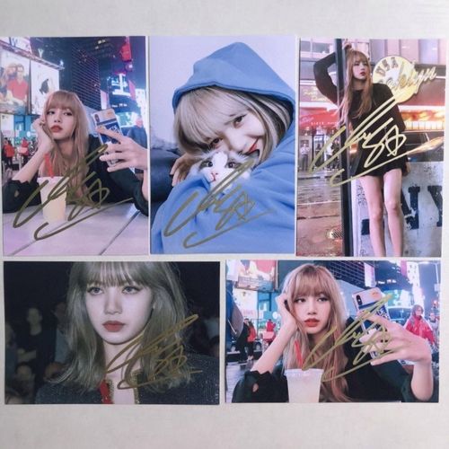 blackpinklisa头像,lisa头像神仙 lisa海报 高清亲笔签名写真照片blackpink周边墙贴墙纸宿舍大壁画