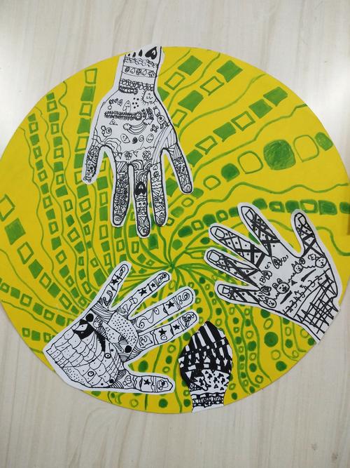 《手的联想》美术创意绘画课