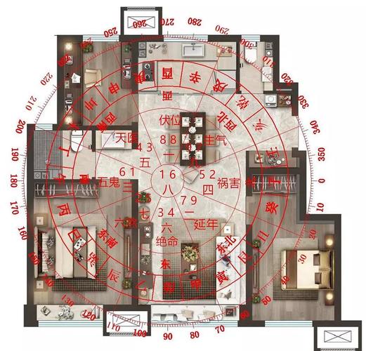 相宅坐西向东酉山卯向旺财布局
