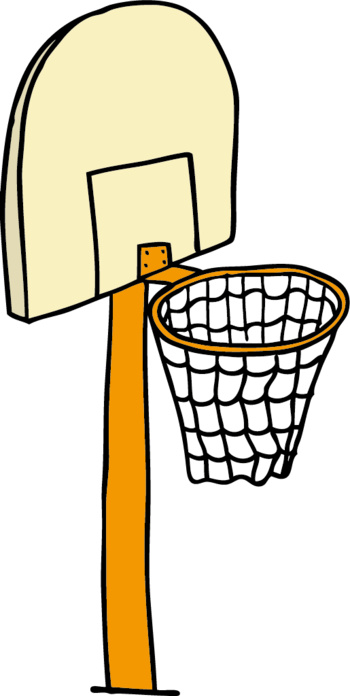 原始童真儿童画篮筐