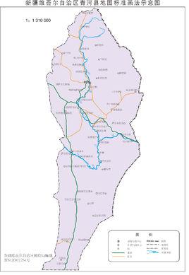 青河县地图