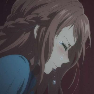 高清动漫超级丧的头像女哭泣图片