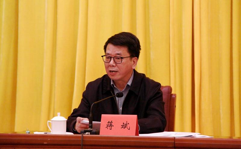 省委宣传部副部长,省文明办主任蒋斌出席会议并讲话.