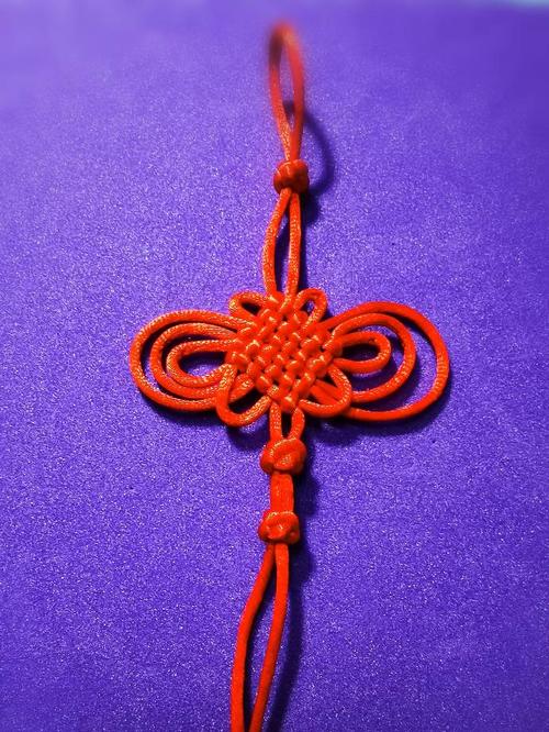 复翼盘长结-编法图解-作品展示-中国结论坛