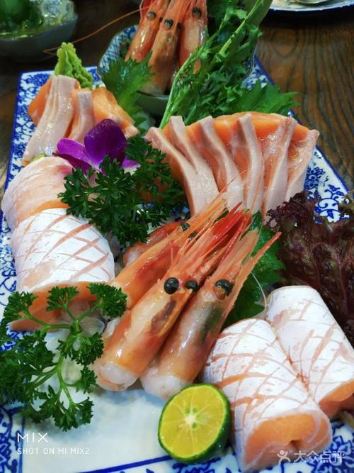 达摩食堂(东大路店)三文鱼甜虾刺身拼盘图片 - 第543张