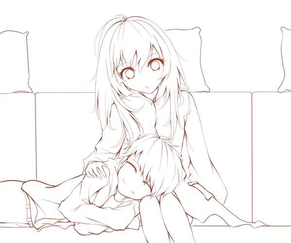 老婆的膝枕是全宇宙最棒的! 舔.