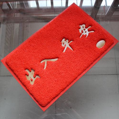 欢迎光临出入平安加厚进门店铺门口脚垫家用防滑80*120丝圈地垫